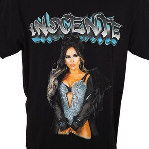 Gloria Trevi T Shirt Mens Size Medium Black Inocente Album Tour Made In USA